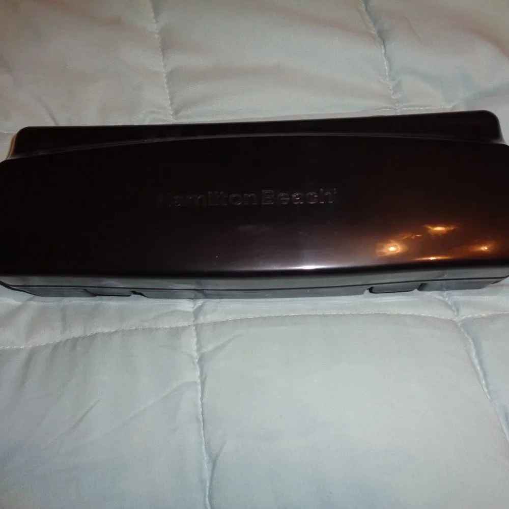 HAMILTON Beach Classic Chrome Electric Knife With Case